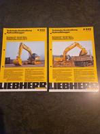 Liebherr R 932 & R 942 Hydraulikbagger Technische, Boeken, Ophalen of Verzenden, Gelezen, Liebherr, Folder