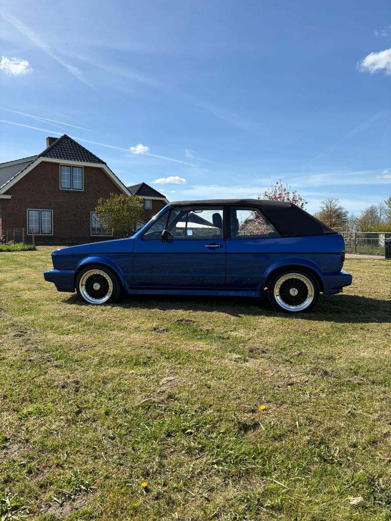 Volkswagen Golf 1.8 GL Cabriolet 1986 Grijs, Auto's, Voorwielaandrijving, 980 kg, 4 cilinders, Cabriolet