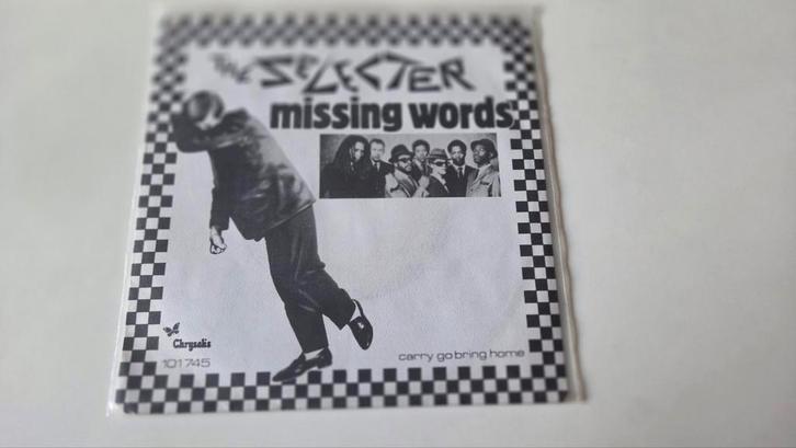 The Selecter Missing Words Ska vinyl single 1980 Ned, Cd's en Dvd's, Vinyl Singles, Gebruikt, Single, Pop, 7 inch, Verzenden