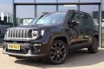 Jeep RENEGADE 1.5T E-HYBRID S / Leder / 19 Inch / Apple Carp, Auto's, Jeep, Gebruikt, Huisgarantie, 4 cilinders, Zwart