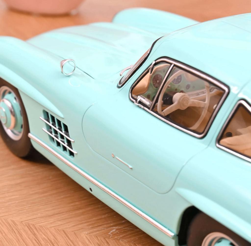 Mercedes 300 SL 1956 Turquoise 1/12 lim.ed. 200 pcs R 123853, Hobby en Vrije tijd, Modelauto's | 1:5 tot 1:12, Verzenden, Nieuw