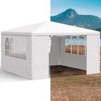 Partytent, Paviljoen, 4x4, opvouwbaar, Met Zijwanden, Wit, Tuin en Terras, Partytenten, Opvouwbaar, Partytent, Nieuw, 4 tot 6 meter