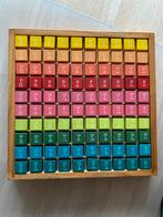 Houten rekenspel met gekleurde blokjes, Ophalen of Verzenden, Gebruikt, Rekenen