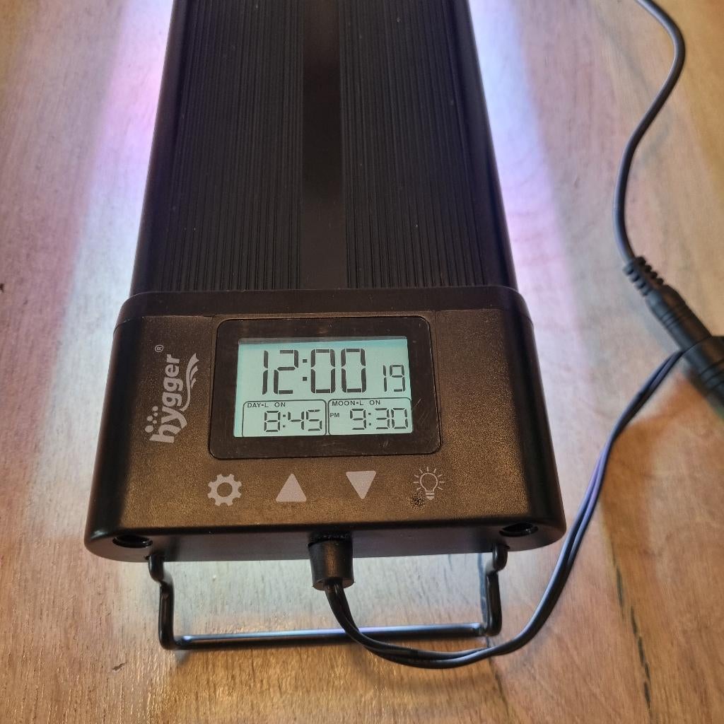 Hygger 70 watt aquariumlamp 120-139 cm, Ophalen of Verzenden, Zo goed als nieuw, Verlichting of Verwarming, Overige merken