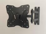 Zwarte TV-muurbeugel met draaibare arm, Ophalen, Zo goed als nieuw