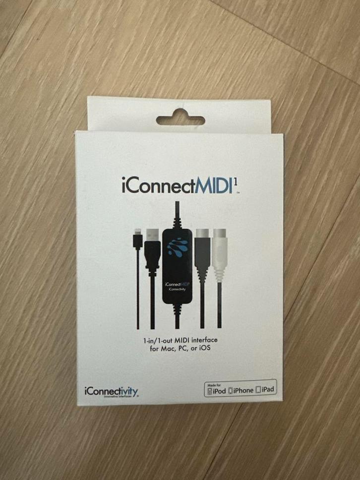 iConnectMIDI1 1-in/1-out MIDI interface, Muziek en Instrumenten, Midi-apparatuur, Zo goed als nieuw, Ophalen of Verzenden