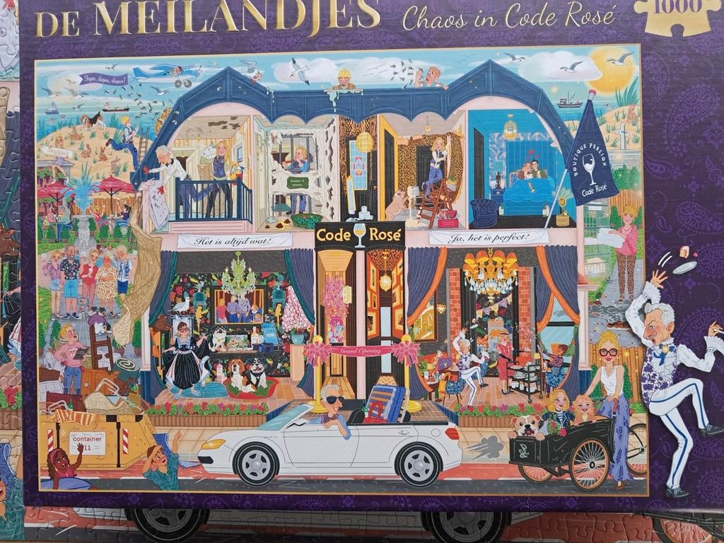 Puzzel 1000 stukjes Meilandjes Code Rose, Ophalen of Verzenden, 500 t/m 1500 stukjes, Zo goed als nieuw