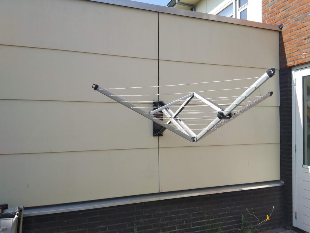 Brabantia droogmolen, type Wallfix, Tuin en Terras, Droogmolens en Wasrekken, Ophalen, Gebruikt, Droogmolen