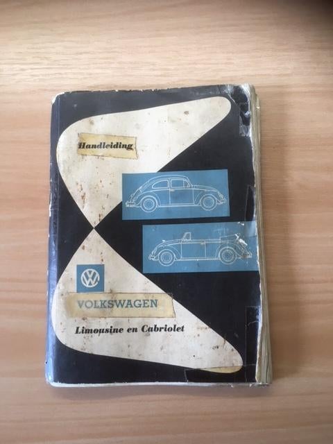 Instructieboekje     Volkswagen     Kever      1961       NL, Ophalen of Verzenden