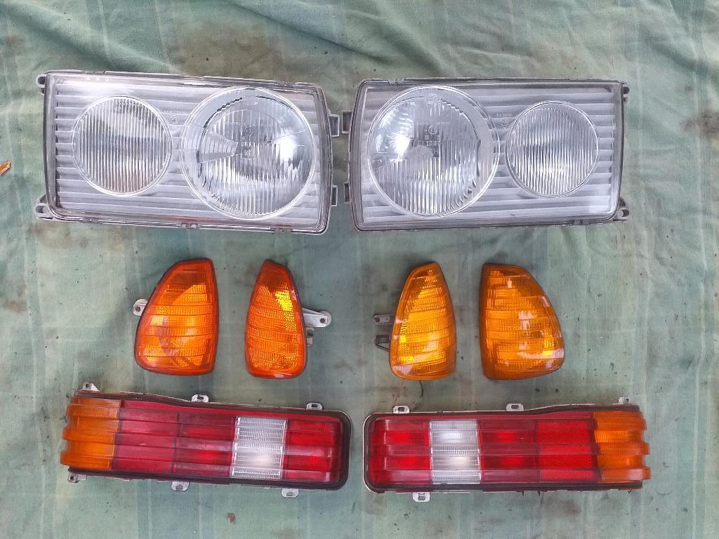 Mercedes W123 koplampen, knipperlichten en achterlichten, Ophalen of Verzenden, Gebruikt, Mercedes-Benz