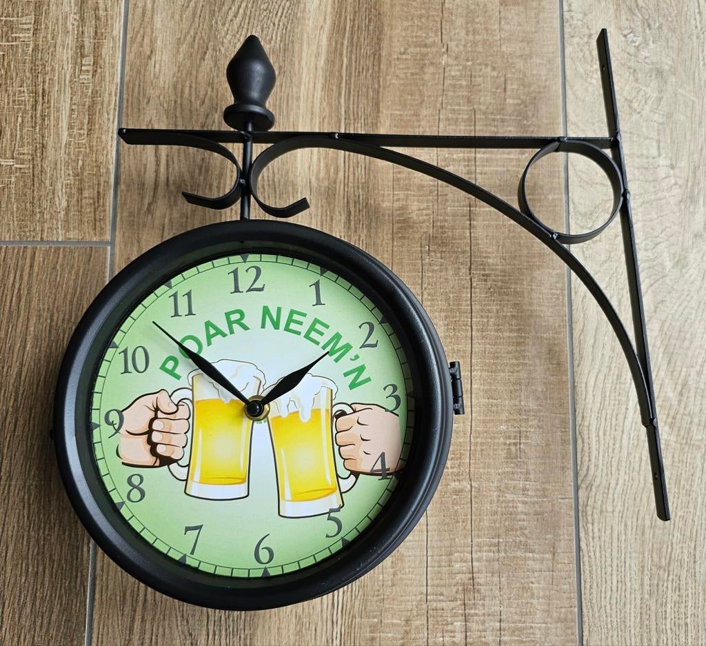 Dubbelzijdige POAR-NEEMN stationsklok
33 x 33cm, Ophalen of Verzenden, Nieuw, Overige typen