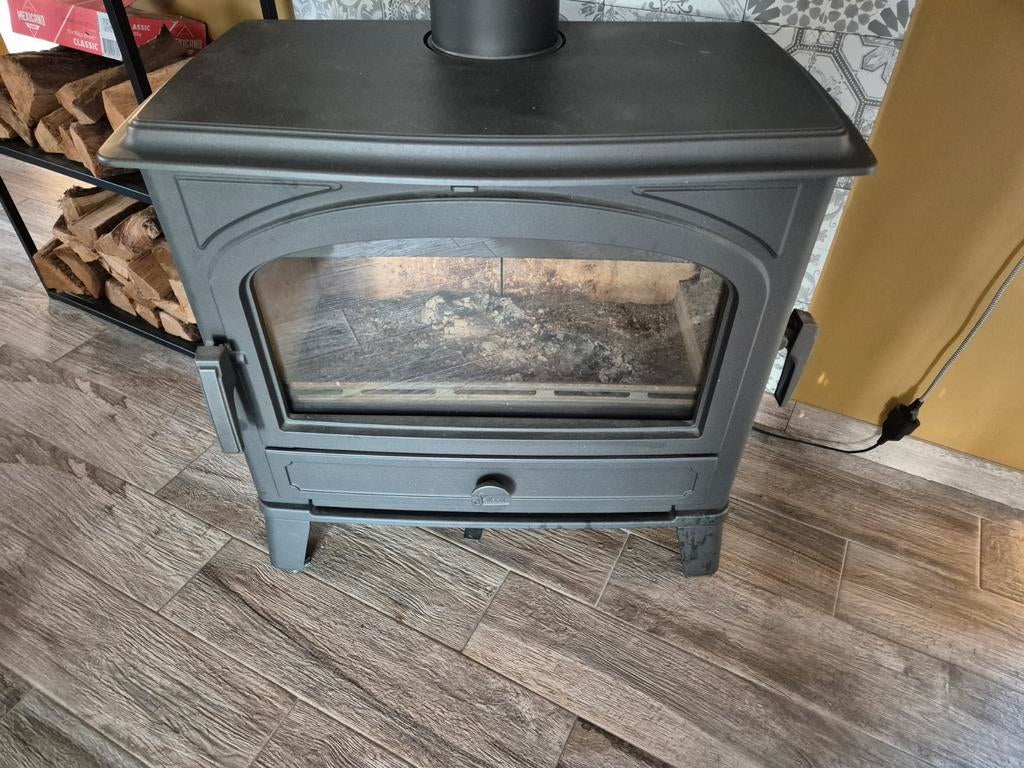 Selecta classic 55, Huis en Inrichting, Kachels, Ophalen, Zo goed als nieuw, Hout, Gaskachel