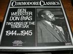 Ben Webster / Don Byas ‎ Tenor Sax 1944/1945 London LP, Ophalen of Verzenden, Zo goed als nieuw, 1940 tot 1960, 12 inch