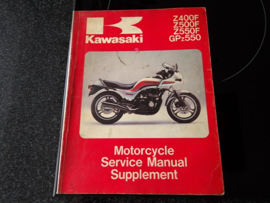 Orig Kawasaki werkplaatshandboek Z400F Z500F Z550F GPZ550, Verzenden, Kawasaki
