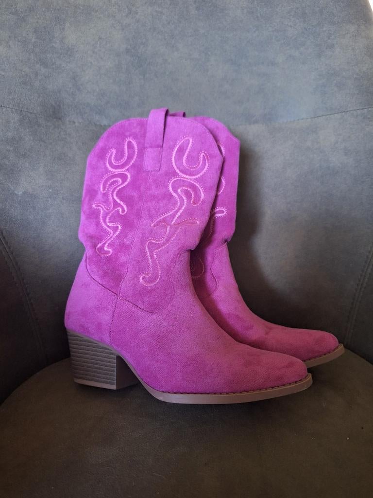 Mooie roze laarzen maat 37 te koop, Kleding | Dames, Schoenen, Ophalen of Verzenden, Zo goed als nieuw, Roze