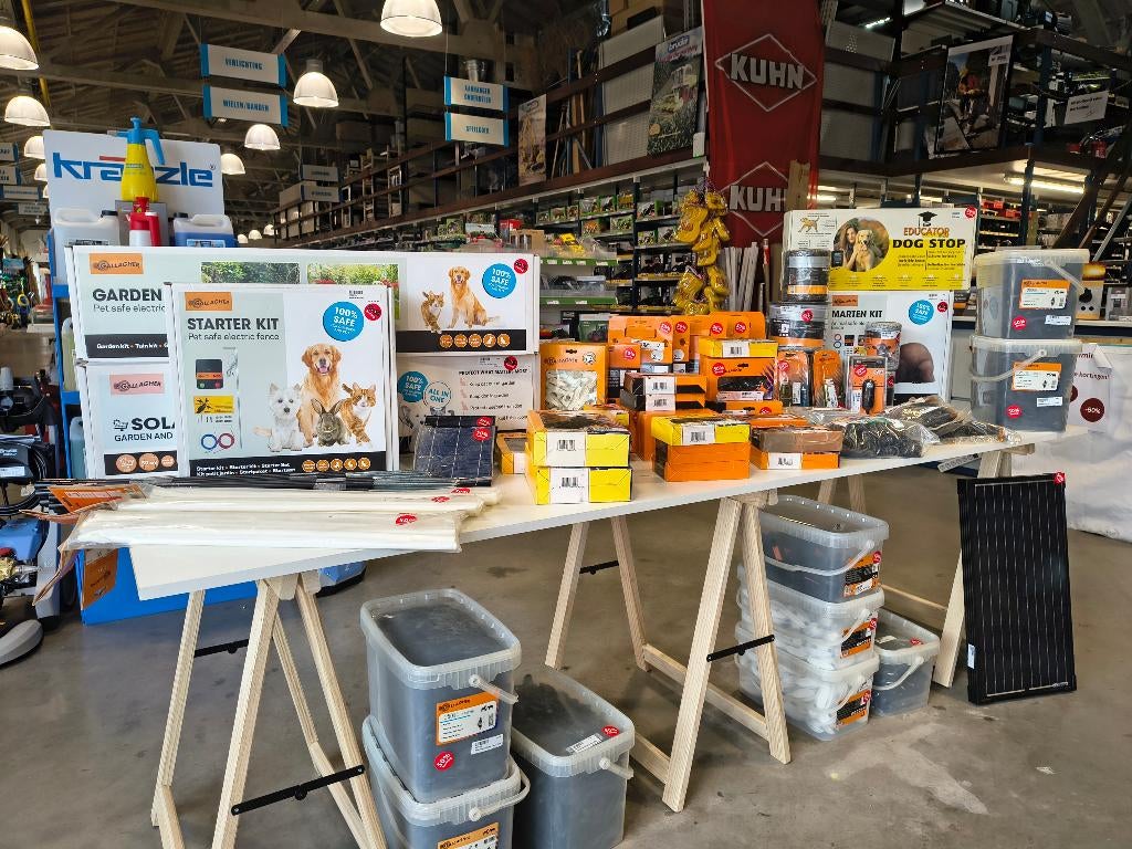 opruiming afrasteringsmateriaal Gallagher, Ophalen, Nieuw