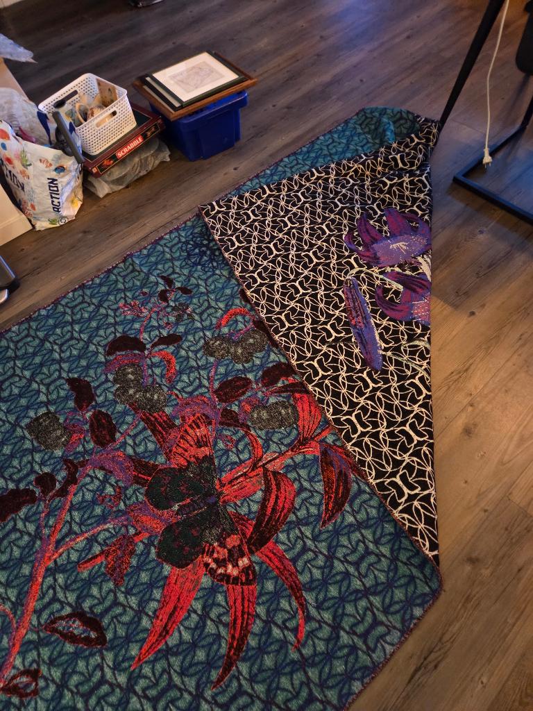 Zeer groot wandkleed Leolux (155x305 cm), Ophalen, 200 cm of meer, Zo goed als nieuw, 200 cm of meer