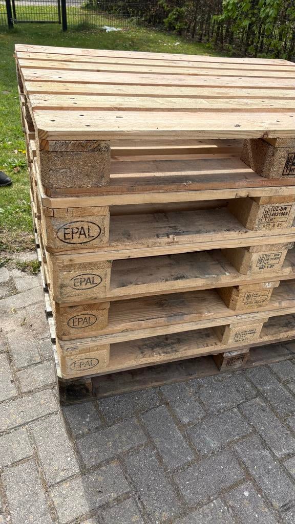 Gratis 6x Euro statiegeld pallets - EPAL gecertificeerd, Ophalen