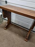 tafel / bankje / site hal tafel vintage zwaar eikenhout, Huis en Inrichting, Woonaccessoires | Overige, Ophalen of Verzenden, 'T Olde Gre-j