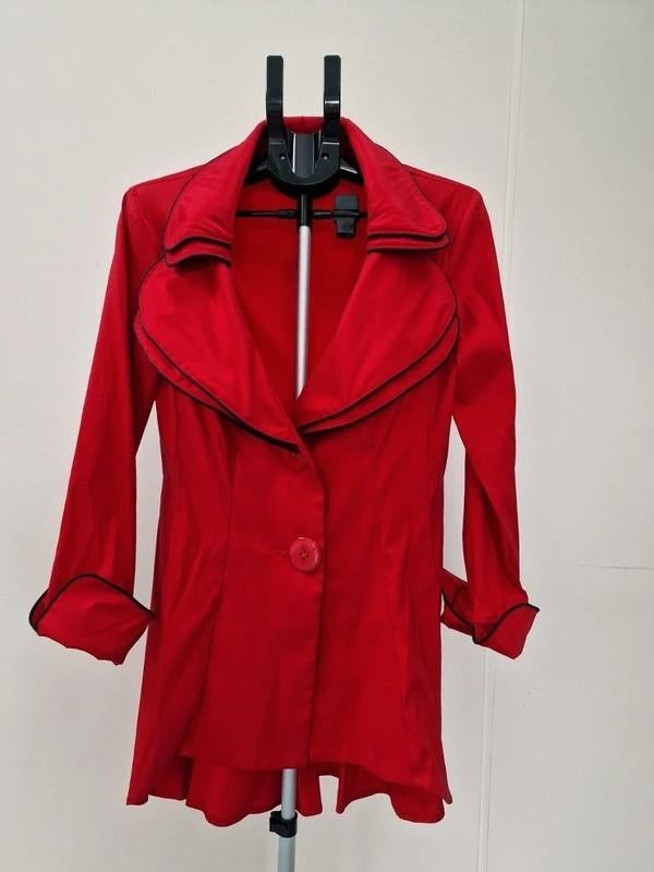 Joseph Ribkoff rode zomerjas maat L, Ophalen of Verzenden, Zo goed als nieuw, Maat 38/40 (M), Zwart