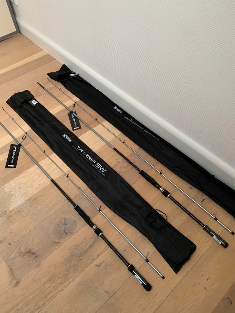 Nieuwe Mitchell Tanager SW spinhengel, 2.70m & 15-50 gr, Mitchell, Werphengel, Nieuw, Ophalen of Verzenden