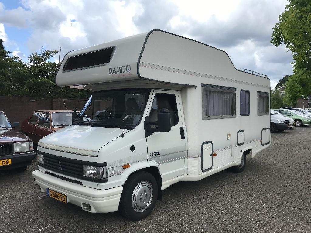 Camper Alkoof Peugeot Rapido | 4-6 p. | bj 1993 | Airco, Alkoof, Ringverwarming, Overige merken, Tot en met 6