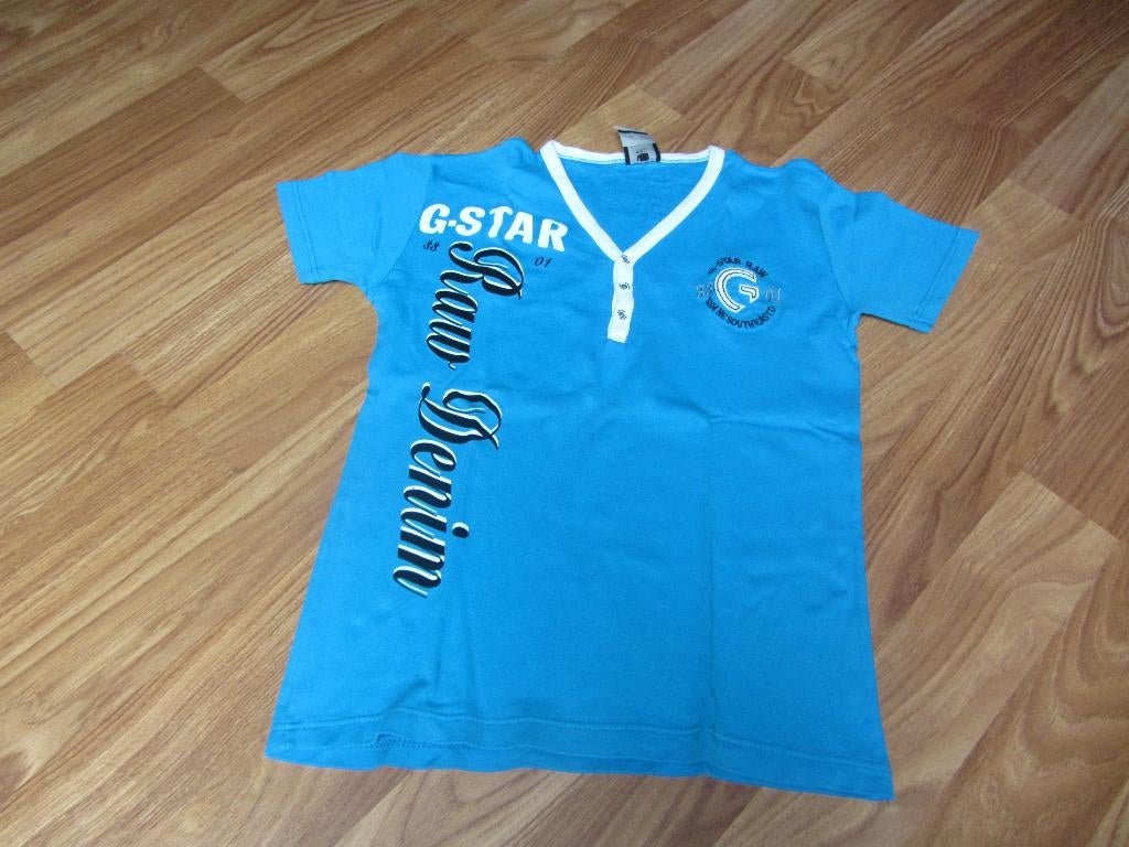 G-Star / Cars / Petrol / Retour T-Shirt maat 176 (L), Kinderen en Baby's, Kinderkleding | Maat 176, Jongen of Meisje, Ophalen of Verzenden