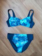 tweedelig badpak mt 42 44, Ophalen of Verzenden, Zo goed als nieuw, Blauw, Badpak