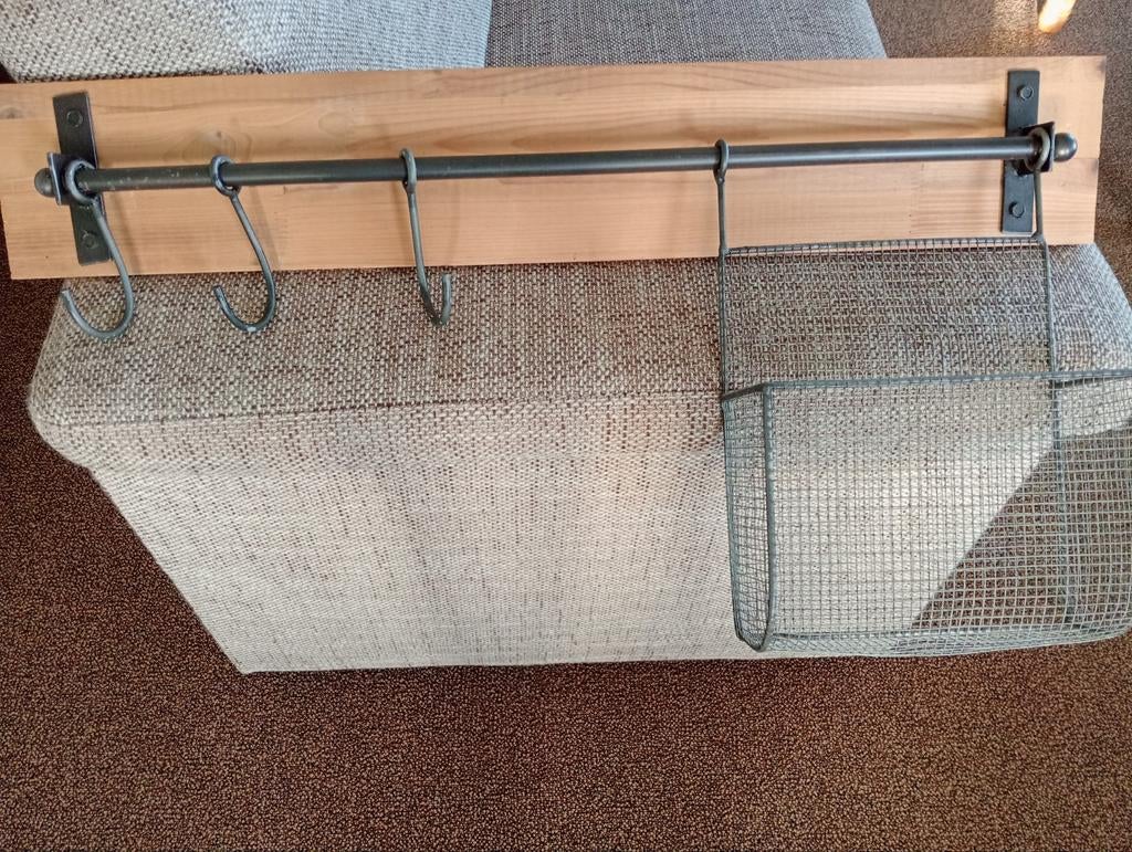 Ophang rek voor keuken gerei, Ophalen of Verzenden, Gebruikt