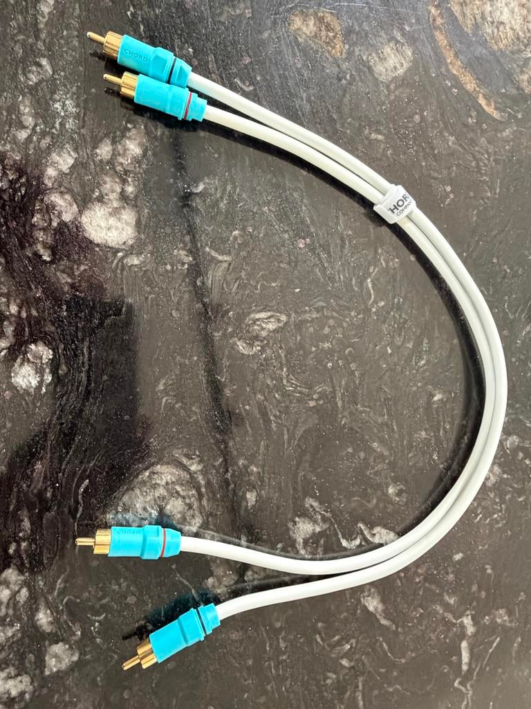 The Chord Company C-Line RCA interlink 0,5 meter, Audio, Tv en Foto, Audiokabels en Televisiekabels, Ophalen of Verzenden, Zo goed als nieuw