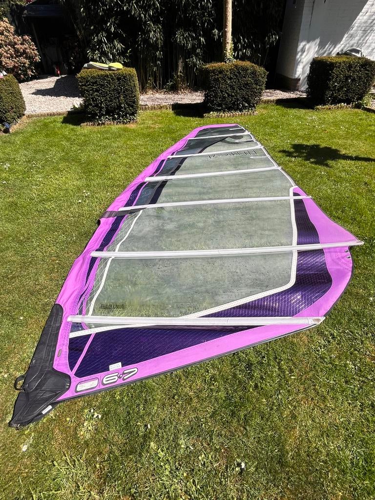 NP HellCat 6.7m Windsurf Zeil 2010, Ophalen of Verzenden, Gebruikt, Zeil, 5 tot 7 m²