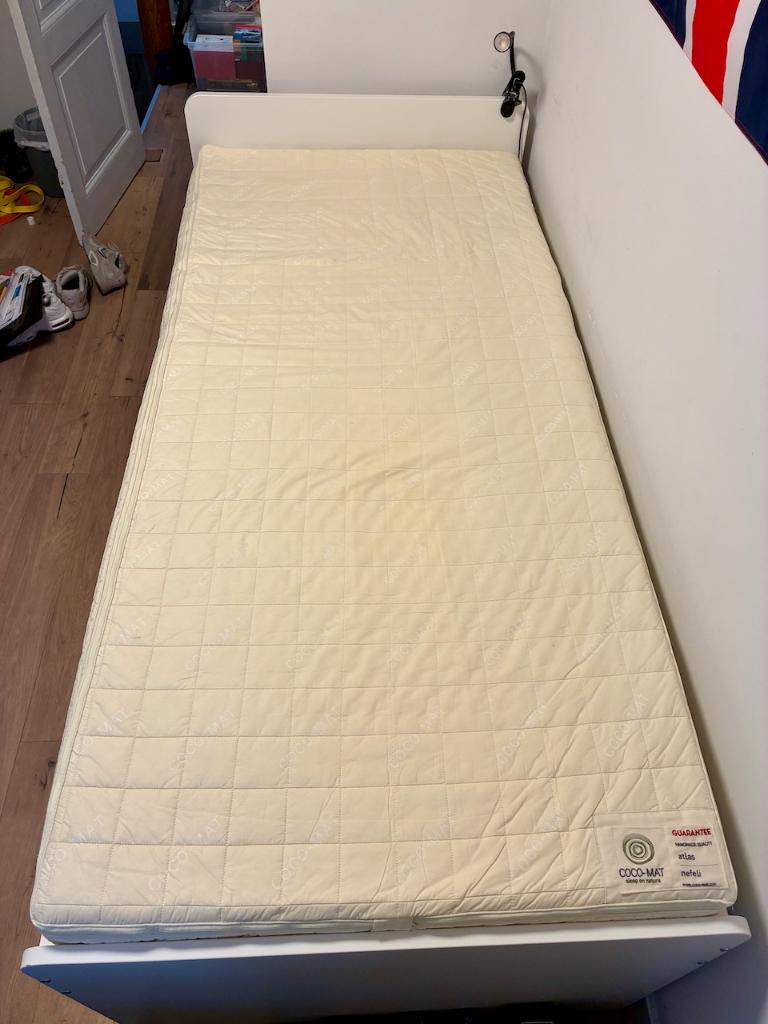 Coco-mat Atlas eenpersoons matras 200x90x18, Ophalen, Gebruikt, 90 cm, Eenpersoons