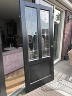 Deur met glas in lood ramen, Binnendeur, Ophalen of Verzenden, 200 tot 215 cm, Glas