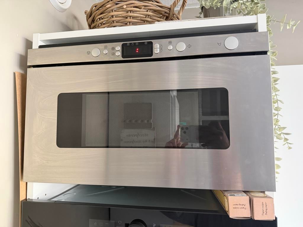 IKEA Inbouw Magnetron - Perfect werkend, Witgoed en Apparatuur, Magnetrons, Ophalen, Gebruikt, 60 cm of meer, Magnetron