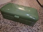 Grote groene emaille broodtrommel - Vintage design, Ophalen of Verzenden