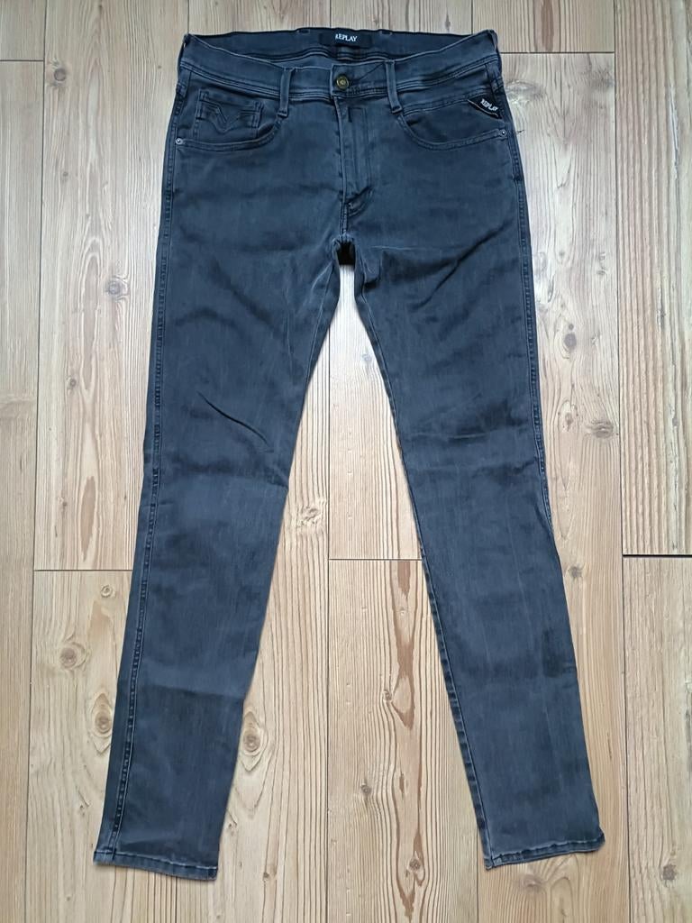 Replay anbass stretch maat 33-34, Ophalen of Verzenden, Zo goed als nieuw, Blauw, W33 - W34 (confectie 48/50)