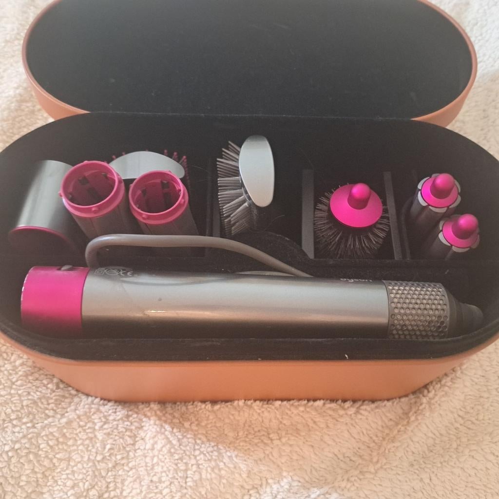 Dyson Airwrap Complete Styler met accessoires en opbergdoos, Ophalen of Verzenden, Zo goed als nieuw, Haarverzorging