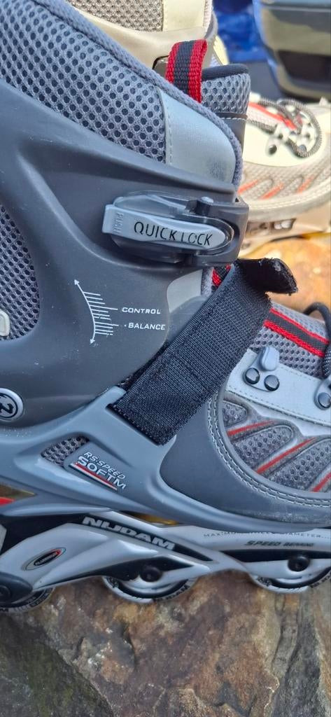 Nijdam speed skates met 80mm wielen, Ophalen of Verzenden