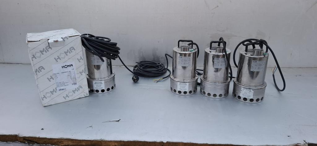 Homa CR 360 V W vuilwaterpomp (4 stuks), Ophalen, Zo goed als nieuw, Minder dan 200 liter/min, Minder dan 6 bar