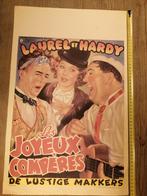Filmaffiche laurel et hardy 1934. Heruitgave jaren 50 poster, Verzamelen, Posters, Ophalen of Verzenden, Zo goed als nieuw, A1 t/m A3