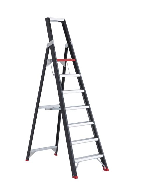 Altrex Taurus - Enkel oploopbare trap (7 treden), Ophalen, Gebruikt, Trap, 2 tot 4 meter