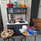 Speelkeuken opgeknapt met heel veel accessoires, Ophalen, Poppenhuis