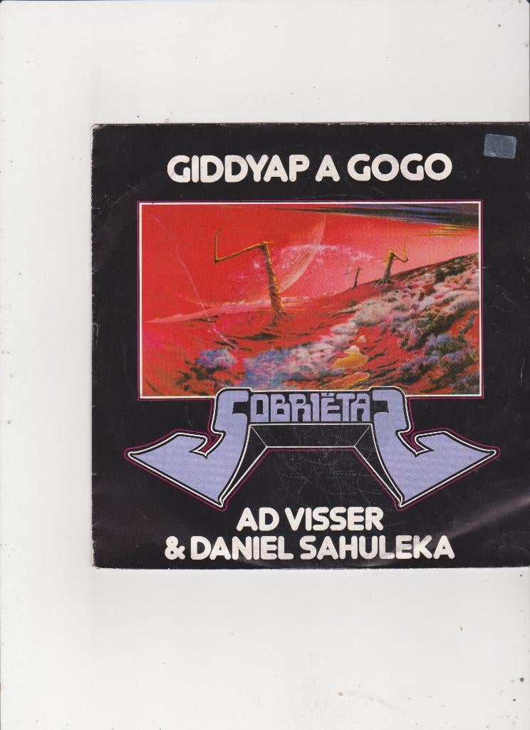 7"Single Ad Visser & Daniel Sahuleka - Giddyap a gogo, Cd's en Dvd's, Ophalen of Verzenden, Gebruikt, Pop