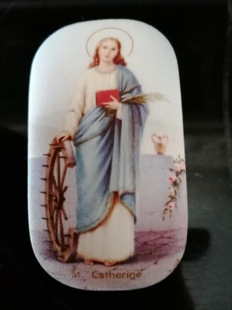 Heilige Catharina van Alexandrië reliekhouder, Verzamelen, Religie, Ophalen of Verzenden, Nieuw, Overige typen, Christendom | Katholiek