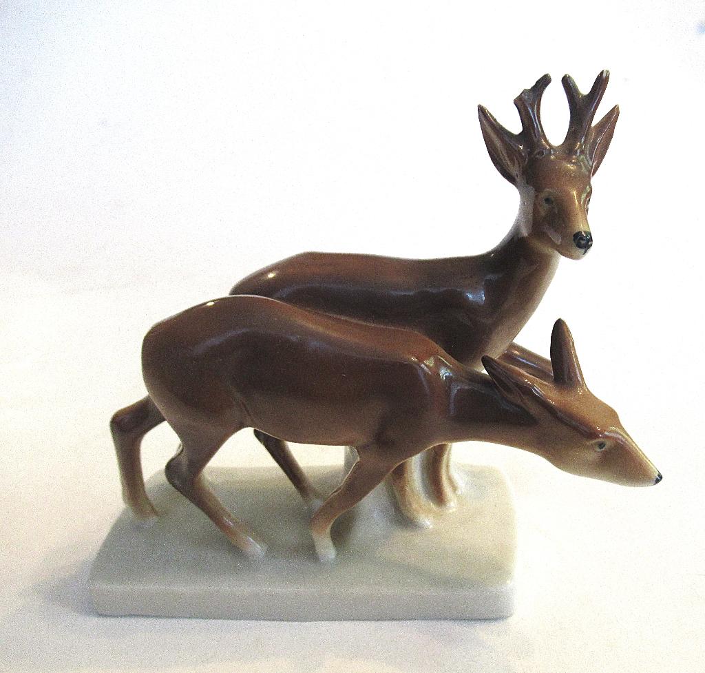 Retro Carl Scheidig Porseleinen beeldje, Duitsland van de 60, Ophalen of Verzenden