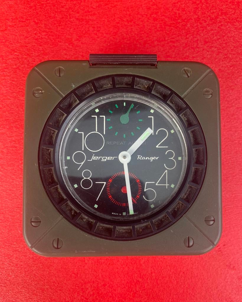 vintage Jerger Ranger wekker uit Duitsland., Antiek en Kunst, Ophalen of Verzenden