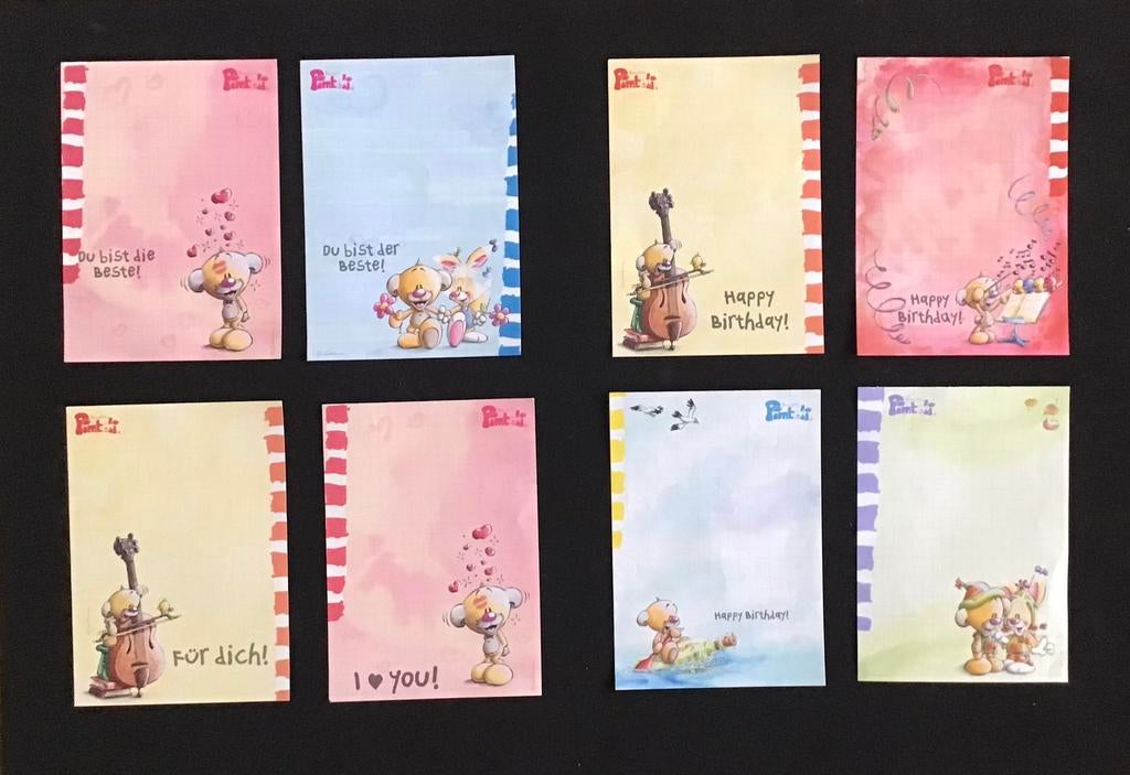 16 Pimboli A6 themablaadjes, Ophalen of Verzenden, Zo goed als nieuw