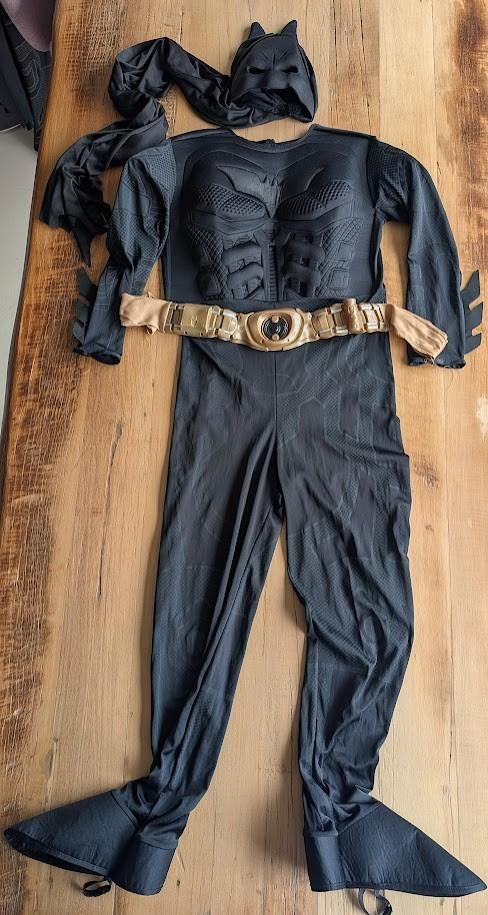Dark Knight batman maat L 152/164 kinderen, Kinderen en Baby's, Carnavalskleding en Verkleedspullen, Ophalen of Verzenden, Gebruikt