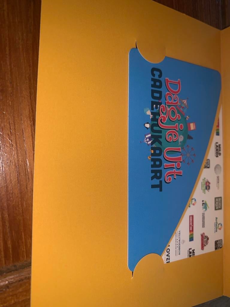 Dagje Uit Cadeaukaart, Tickets en Kaartjes, Drie personen of meer, Cadeaubon, Pretpark