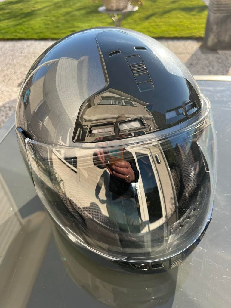 Motorhelm B-square, maat L 59/60. Antraciet . z.g.a.n., Motoren, Kleding | Motorhelmen, Overige merken, Ophalen of Verzenden, Integraalhelm